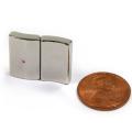 N42SH ARC NEODYMIUM MAGNET OD1.5 &quot;XID1.25&quot; X0,75 &quot;LX36 Degré ID S Pole