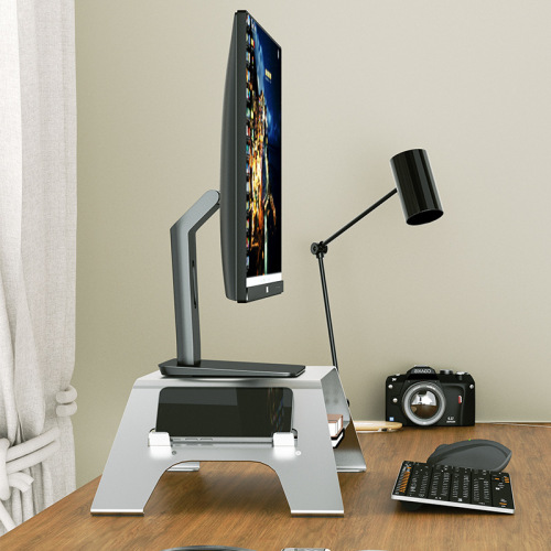 দ্বৈত সমর্থন সহ Ergonomic মনিটর মাউন্ট