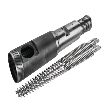 110/220 CONICAL TWIN SCREW AND BARREL