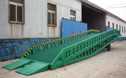 mobile container load ramp/cargo loading dock yard ramps
