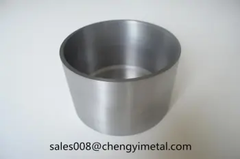 99.95% pure polished tungsten crucible