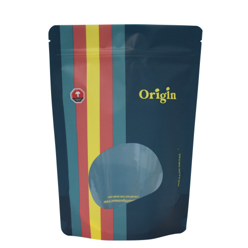 Met een doorzichtig venster Stock Bag Doypack Pouch Coffee Packaging