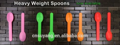 ice cream plastic spoon yogurt plastic spoon