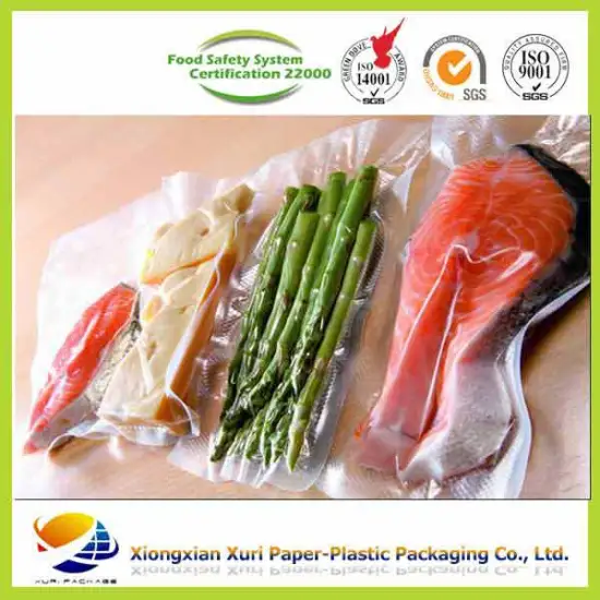 PA /PE Vacuum Storage Bag for vegetables