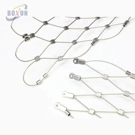 Hand Woven Cable Wire Rope Mesh: X-Tend Stainless Steel Wire Rope Mesh Net - A Robust Solution for Bridge Protection