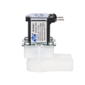 Yongchuang YCWS10 Series 24 Volt Πλαστική ηλεκτρομαγνητική βαλβίδα διανομής νερού