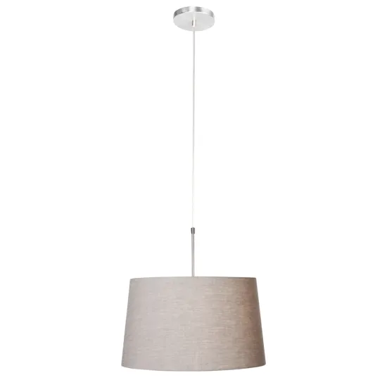 1lt hanging Pendant light in fabric shade
