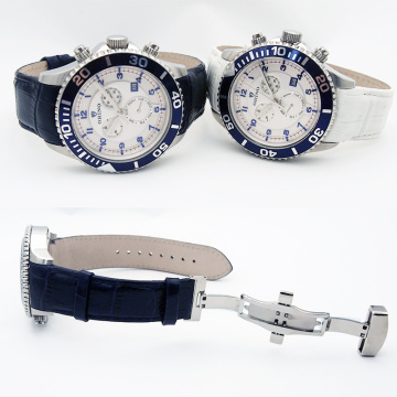 Watch Chronograph Custom With Rotation Watch Bezel