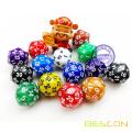 Assorted Farbige Polyhedral Würfel 30-seitige Gaming-Würfel, D30 Würfel, D30 Würfel, 30 Seiten Würfel