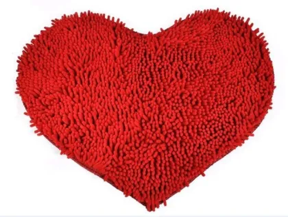 Heart Shaped Door Mat Shower Mats