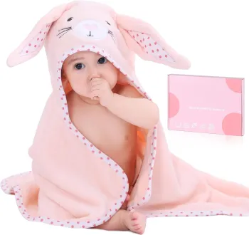 Wholesale High Quality Baby Hooded Towel with Unique Animal Design