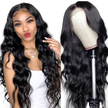 wholesale 100% Original Lace Wig Frontal Body Wave Brazilian Human Hair Premium Wig Human Hair Transparent 13*6 HD Human Hair