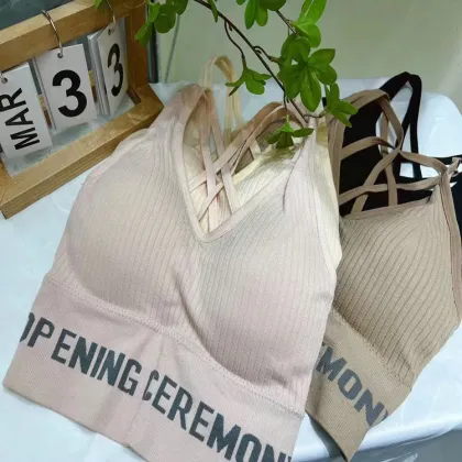 Women's Padded Sports Bra S-XL Ready Stock FYK084 - $0.98