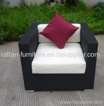Outdoor Furniture Single Wicker Sofa 