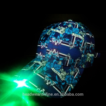 2015 new fashion blank baseball caps with led lights