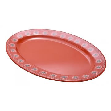 12 Inch Melamine Oval Plate Set of 6