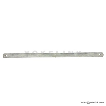 Kawat gigi crossarm datar OEM untuk pemasangan tiang