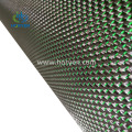 Custom green colorful carbon fibre metal wire fabric