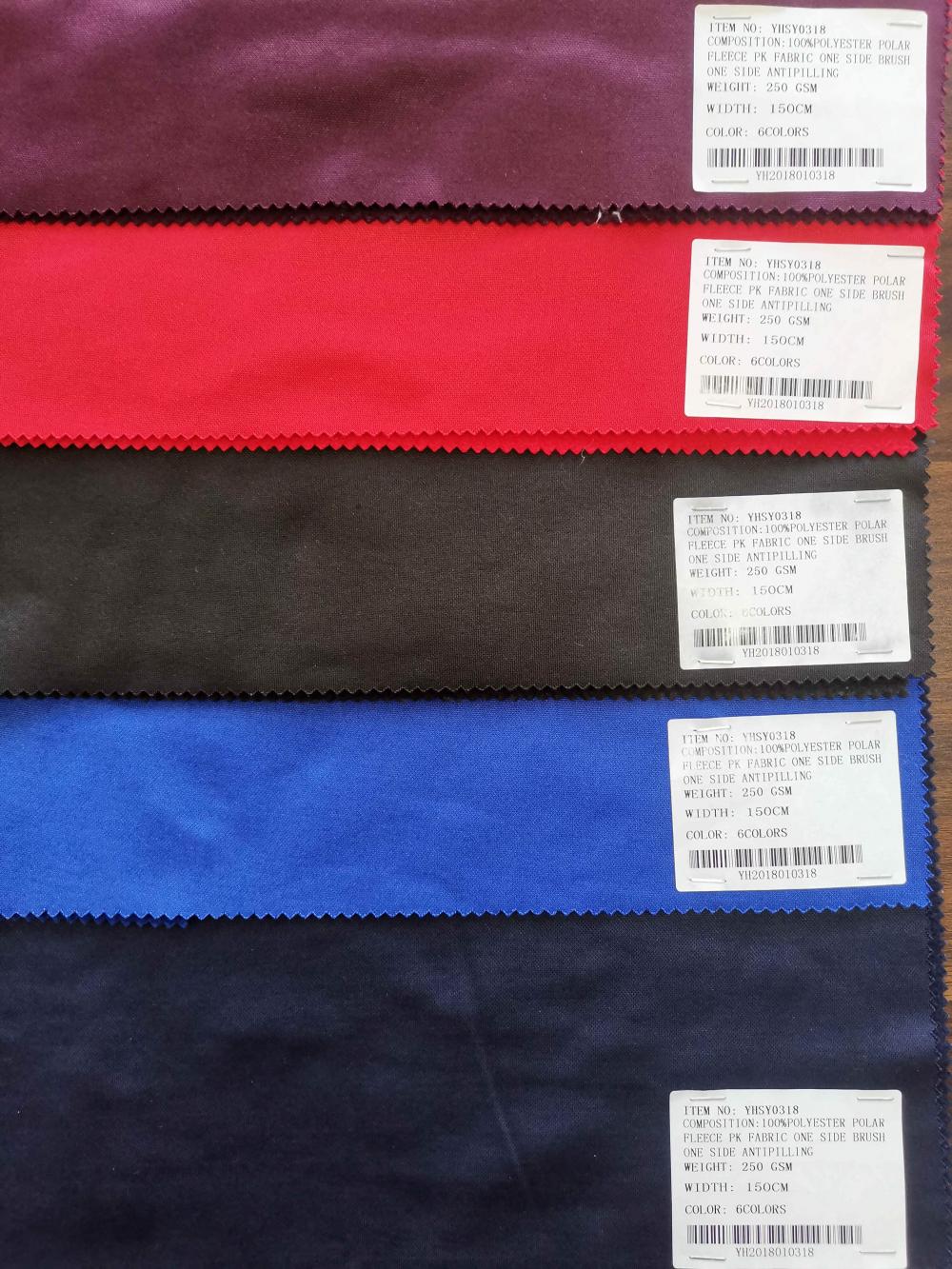 Wholesale Knitted 100% Polyester Fleece PK Fleece Fabric