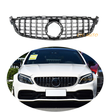 GT Style Front Bumper Grille for Mercedes Benz C CLASS C63 AMG 2019-2021