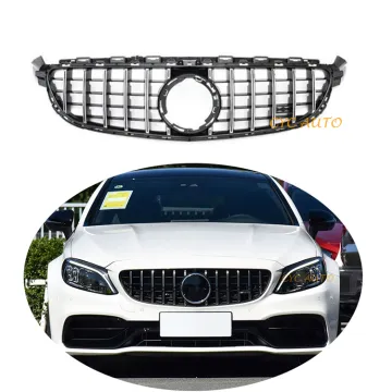 GT Style Front Bumper Grille for Mercedes Benz C CLASS C63 AMG 2019-2021