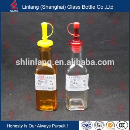 blue amber green clear camellia oil bottle