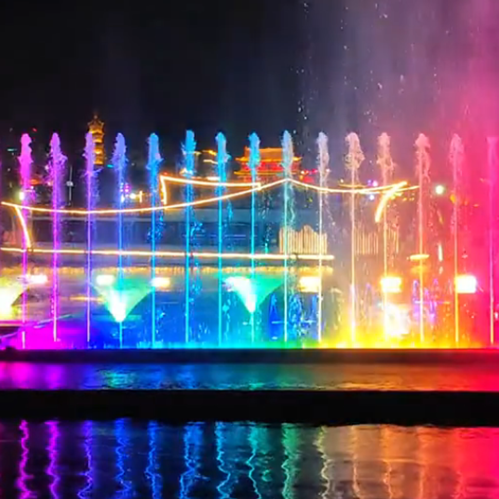 water fountain floating