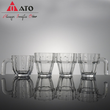 Tazza tal-ħġieġ tal-whisky tal-inbid Ato tazza tal-ħġieġ tal-ħalib