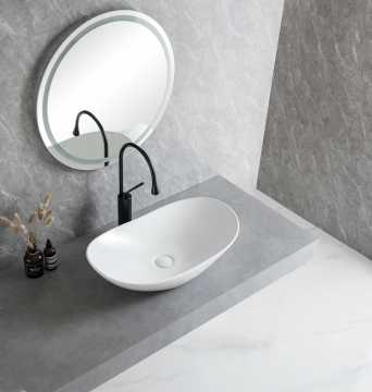 High Quality Ceramic Corner Washing Basin 8076 for Bathroom Sinks