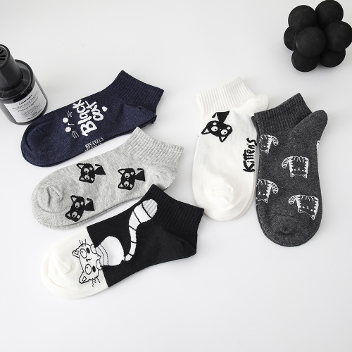 Шкарпэткі для мультфільмаў з высокім эластычным мультфільмам