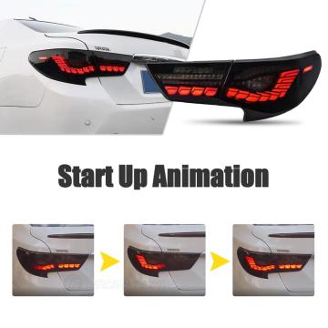 Start-up Animation LED lanternas traseiras para Toyota Mark X Reiz 2013-2019