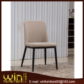 Upholstered modern metal dining chair, dining room chair, luxury dining chair