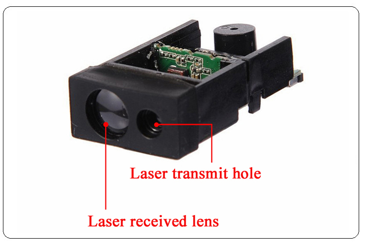 The laser and lens for Close Distance Sensor