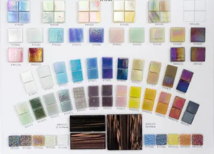 Pearl Light Mosaic Color Reference Card Board