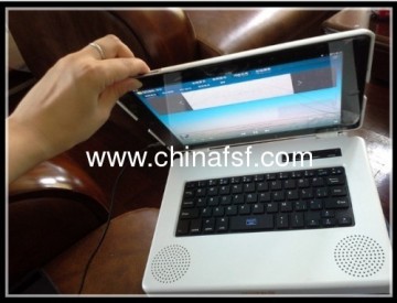 Ipad Table Case With Keyboard Speaker Stand And Bag 