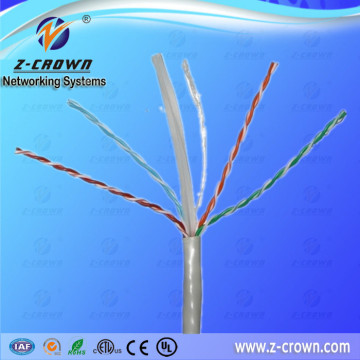 550MHZ Cat6 UTP 4CCA+4CCS Cable 4pairs Pass Fluke Test Network Cable