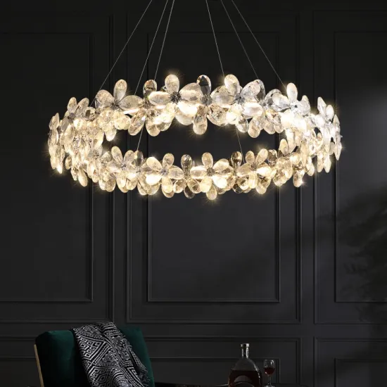 Post-Modern K9 Crystal Pendant Lights: Enhancing Guzhen Decorative Lighting