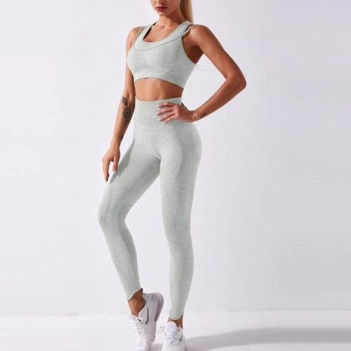 Gym Wear Women Seamless Yoga Set Dèanadair Shìona