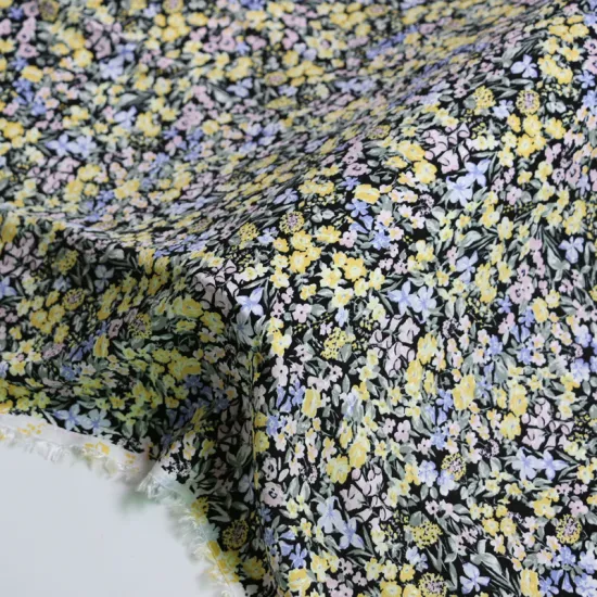 100cm*140cm Retro Dress Material Soft Viscose Fabric Calico