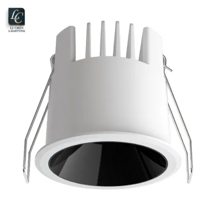 Antiglare White LED Downlights for Hotels and Apartments