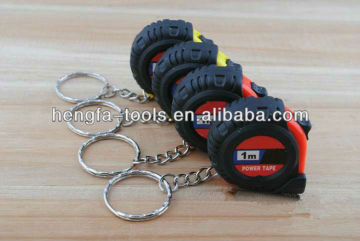 Small mini tape measure key chain steel rule 1 meter tape portable gift tape measure