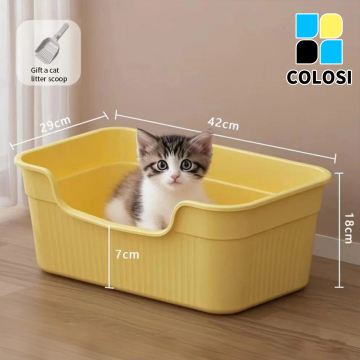 Home Small Kitten Anti-Splash Litter Box
