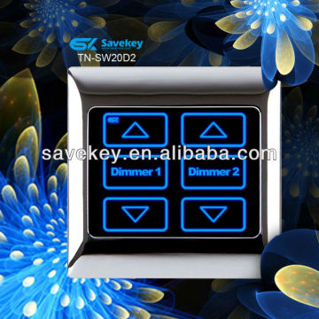 Hotel control/glass touch dimmer switch/LED backlight/home automation