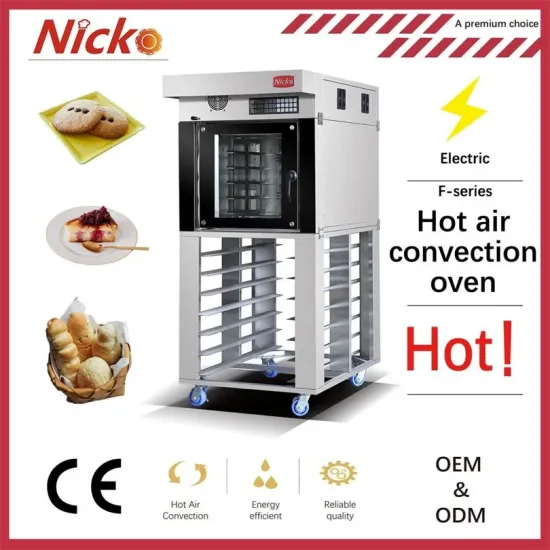 Commercial Baking Bakery Electric Gas Hot Air Four Convection Bread Oven Steam for Sale