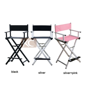 Canvas Folding Metal Chair makeup for salon styling chair