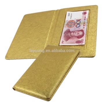 Custom Size Hotel Supply leatherret cashier folders for restaurant
