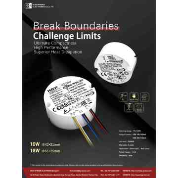 Кампактны святлодыёдны драйвер пастаяннага току TINY DALI