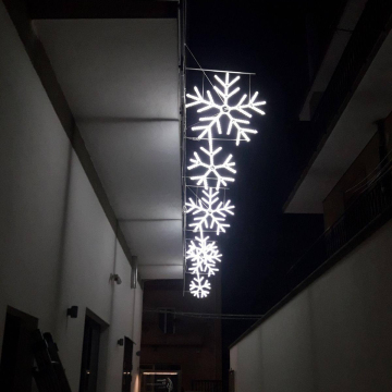 Best Selling LED Decoration Lights Christmas Snowflake 3D Motif