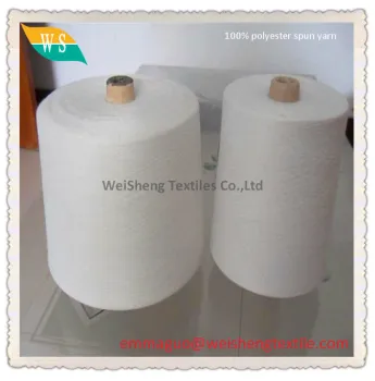 38s polyester spun yarn close virgin
