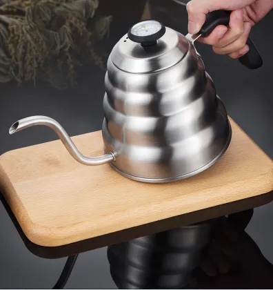 Tropical Thermometer Coffee Pot with Fine Mouth